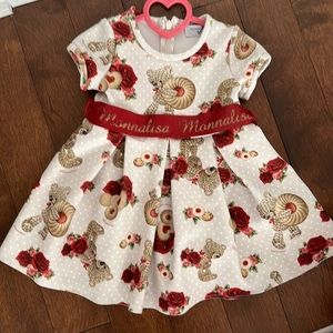 Gorgeous Authentic Monnalisa dress 9 months